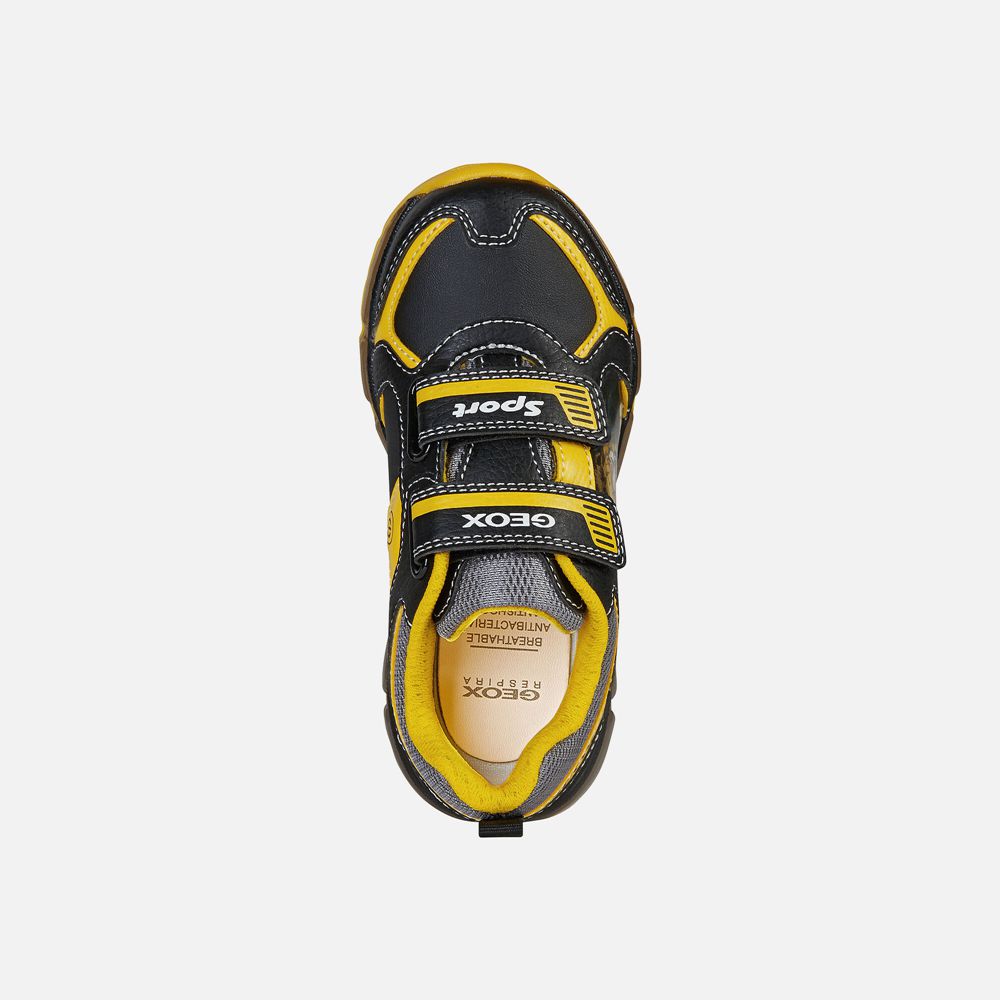 Geox Sneakers Black/Yellow Android - Geox Boys Shoes - UVRBJH042